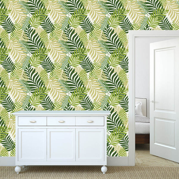 Papel De Parede Adesivo - Tons De Verde - 071ppn