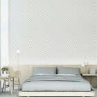 Papel De Parede Adesivo Trama Cinza 2,70x0,57m