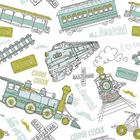 Papel De Parede Adesivo Trens N011027