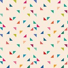 Papel De Parede Adesivo Triângulos Coloridos Quarto 10mx50cm