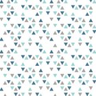 Papel De Parede Adesivo Triângulos Em Azul 2,70x0,57m