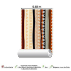 Papel De Parede Adesivo Tribal 12345