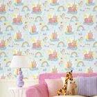 Papel De Parede Adesivo Unicórnio 467578586