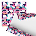 Papel De Parede Adesivo Unicórnio Arco-íris Comida 2,80m