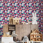 Papel De Parede Adesivo Unicórnio Arco-íris Comida 2,80m