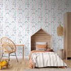 Papel De Parede Adesivo Unicórnio Arco-íris Decoração Quarto