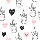 Papel De Parede Adesivo Unicórnio Infantil 56823 0,58x3,00m