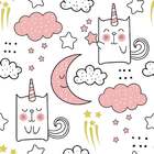 Papel De Parede Adesivo Unicórnio N03066 0,48x2,50m