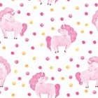 Papel De Parede Adesivo Unicórnio Rosa Decoração  Bebê 3m