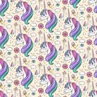 Papel De Parede Adesivo Unicórnio Rosa N03014 0,48x2,5m