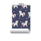 Papel De Parede Adesivo Unicórnios N03138