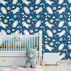 Papel De Parede Adesivo Unicórnios N09041