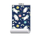 Papel De Parede Adesivo Unicórnios N09041