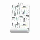 Papel De Parede Adesivo Ursinhos N09126