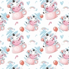 Papel De Parede Adesivo Vaquinha Candy Decoração Babê 3m