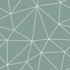 Papel De Parede Adesivo Verde-água Geométrico Vinilico 12m