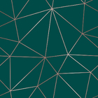 Papel De Parede Adesivo Verde-mar Triangular Rosé Sala 3m