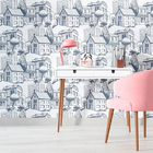 Papel De Parede Adesivo Vilarejo N010037