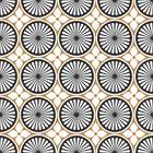 Papel De Parede Adesivo Vinílico Abstrato Círculos Florais -6