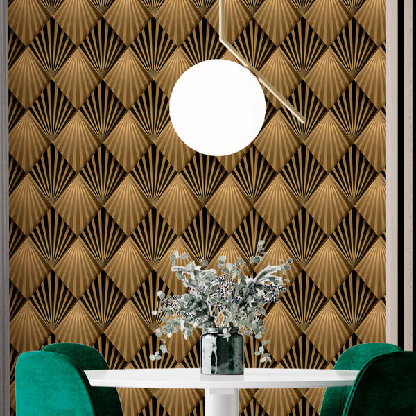 Papel De Parede Adesivo Vinílico Abstrato Ilusão De Óptica -