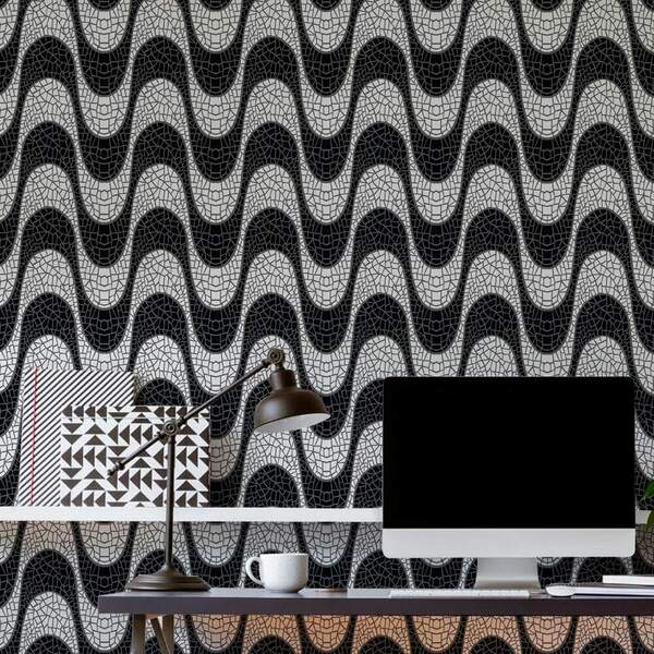 Papel De Parede Adesivo Vinílico Calçadão De Copacabana 010 6