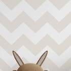 Papel De Parede Adesivo Vinílico Chevron Cinza E Branco 60x30