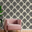 Papel De Parede Adesivo Vinílico Floral Mod 334 Damask 60x300