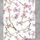 Papel De Parede Adesivo Vinílico Floral Mod 360 Cerejeira 60x