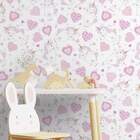 Papel De Parede Adesivo Vinílico Infantil Mod 114 Corações 60