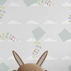 Papel De Parede Adesivo Vinílico Infantil Pipas Nas Nuvens 60