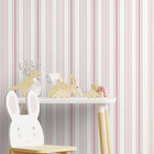 Papel De Parede Adesivo Vinílico Listras Listrados Rosa 60x30