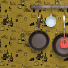 Papel De Parede Adesivo Vinílico Para Cozinha Mod 52 Vinho 60