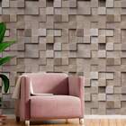 Papel De Parede Adesivo Vinílico Textura De Madeira Tocos 60x