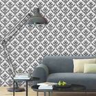 Papel De Parede Adesivo Vintage Branco E Preto 19