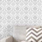 Papel De Parede Adesivo Vintage Cinza 01020