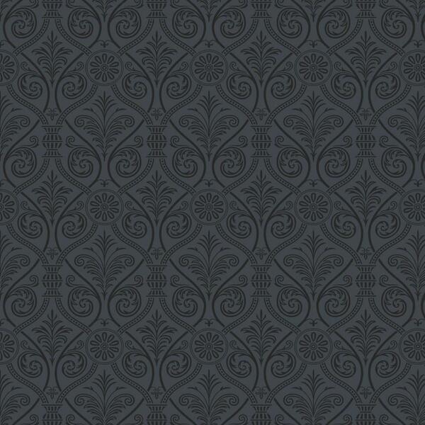 Papel De Parede Adesivo Vintage Cinza 2