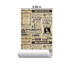 Papel De Parede Adesivo Vintage Jornal 54523