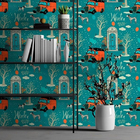 Papel De Parede Adesivo Vintage N013098