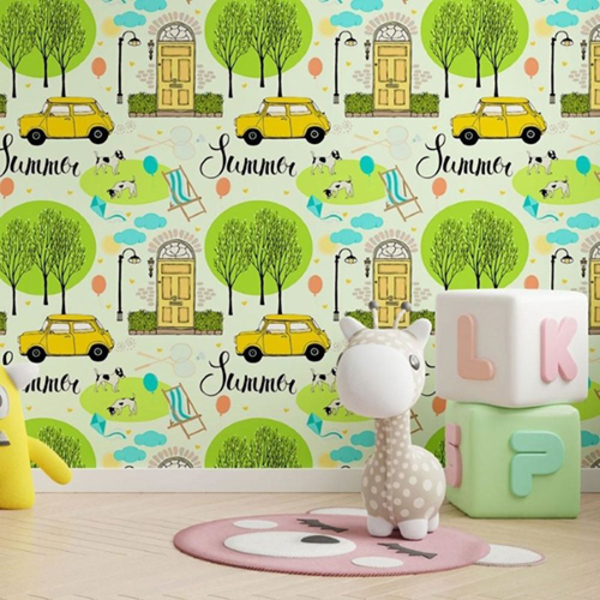 Papel De Parede Adesivo Vintage N013100