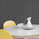 Papel De Parede Adesivo Vintage Preto 451