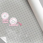 Papel De Parede Adesivo Xadrex Verde Menta Quarto Bebê 6m