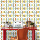 Papel De Parede Adesivo Xadrez 1229