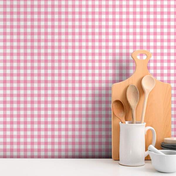 Papel De Parede Adesivo Xadrez Mod 08 Vinílico 60x300cm