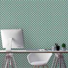 Papel De Parede Adesivo Xadrez Verde 1197