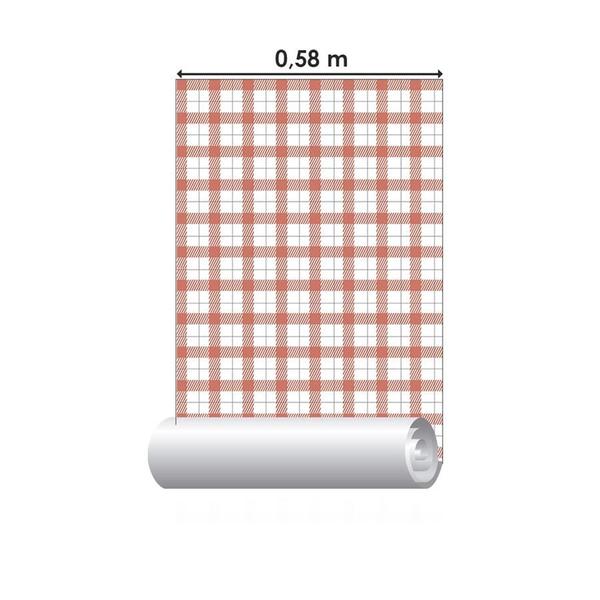Papel De Parede Adesivo Xadrez Vermelho E Branco N06099 Rolo De 0 58x3 00 Leroy Merlin Nao deixe de conferir papel de parede cimento queimado e papel de parede de tijolo, que sao ideais para decoracao do quarto ou sala de estar! papel de parede adesivo xadrez vermelho e branco n06099 rolo de 0 58x3 00