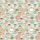 Papel De Parede Adesivo Xícaras E Bules 111872864