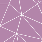 Papel De Parede Adesivo Zara Lilás E Branco 1,00m