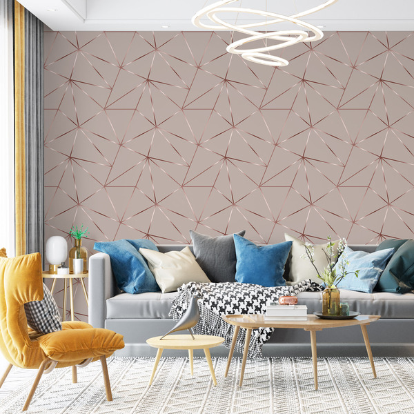 Papel De Parede Adesivo Zara Rose Ash Light 3,00m