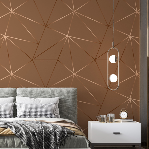 Papel De Parede Adesivo Zara Tons De Marrom - 3,0m