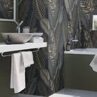 Papel De Parede African  Iii Folhagem Azul E Dourado 751840